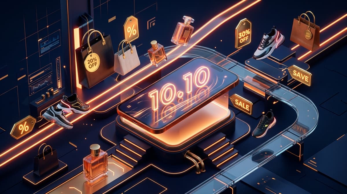 دليل عروض 10.10 السعودية 2026 (Double Day Sales): استراتيجية الخصم المزدوج وأقوى الكوبونات الحصرية 🛒🔥